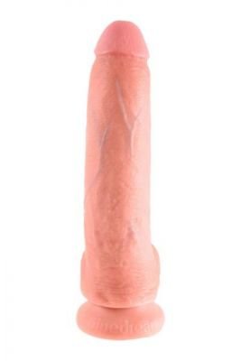 Dildo Cock 9” With Balls - Flesh