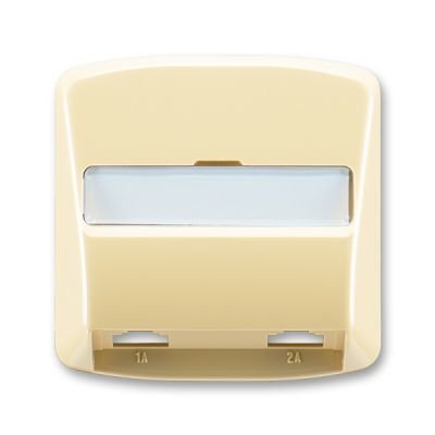 ABB 5013A-A00215 D Tango® Kryt zásuvky telefonní s 2 otvory, béžová