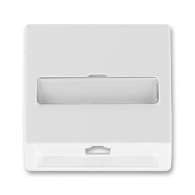ABB 5013C-A00213 B1 Classic Kryt zásuvky telefonní s 1 otvorem, jasně bílá