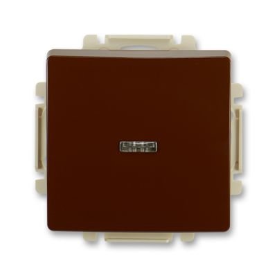 ABB 3557G-A01341 H1 Swing®, Swing®L Spínač jednopólový s průzorem, hnědá