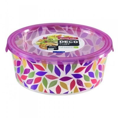 Plastová dóza DECO CHEF 1,2l - květy CURVER