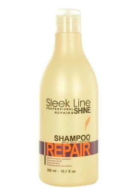 Stapiz Sleek Line Repair Shampoo 300ml Šampon na poškozené, barvené vlasy   W Pro poškozené vlasy