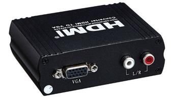 HDMI elektronický konvertor na VGA + audio khcon-25