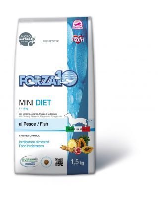 Forza 10 Mini Diet s rybou - Výhodné balení 2 x 1,5 kg