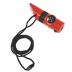 Píšťalka SURVIVAL 6v1 ČERVENÁ