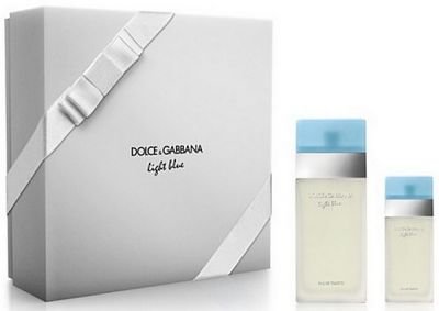 Dolce & Gabbana Light Blue toaletní voda pro ženy 100 ml + toaletní voda pro ženy 25 ml dámská kazeta