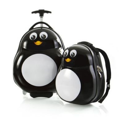 Heys Travel Tots Lightweight Kids Penguin – sada batohu a kufru