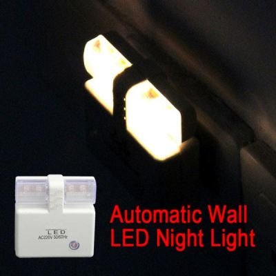 Nightlight Energy Saving Light Control Automatic Wall LED Night Light Lamp PTCT