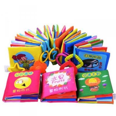 Wild Animals Infant Cloth Books Soft Cloth Baby Kid Child Intelligence Development Learn Picture Cognize Book