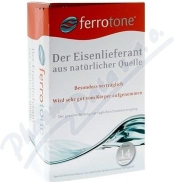 Ferrotone 100% přírodní zdroj železa sáčky 14x20ml