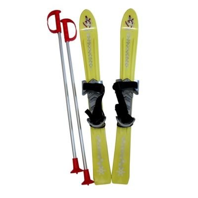 Sjezdové lyže Acra Plastkon dětské plastové 70 cm - žlutá