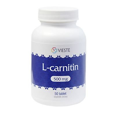 Vieste group L-carnitin 500 mg 50 tbl.