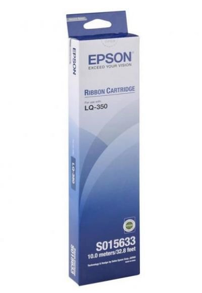 Epson originální páska do tiskárny, C13S015633, černá, Epson LQ 300, 350, +, +II