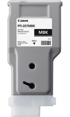 Inkoustová náplň Canon PFI-207MBK matná černá Inkoustová náplň, originální, pro Canon iPF680, iPF685, iPF780, iPF785, 300 ml, matná černá 8788B001