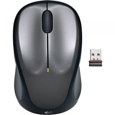 Optická myš LOGITECH M235 Optická myš, bezdrátová, USB, Unifying přijímač, tmavě šedá 910-002201