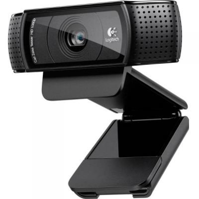 Webkamera LOGITECH C920 Webkamera, HD, 1920x1080, foto až 15MPx, USB, černá 960-001055