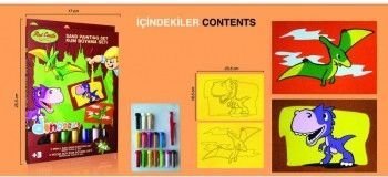 LOWLANDS Pískování 2v1 dinosauři