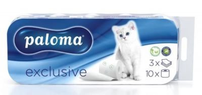 Toaletní papír Paloma Exclusive Perfumed  10 ks