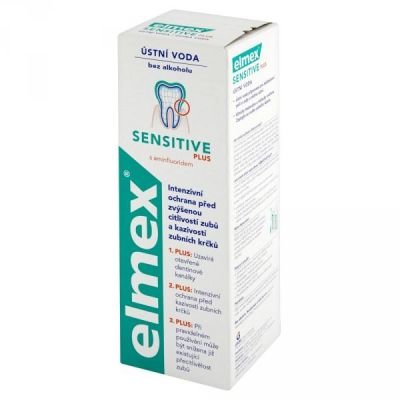 ELMEX Sensitive Plus ústní voda 400 ml