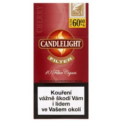 Doutníky Candlelight Filter Red 10ks