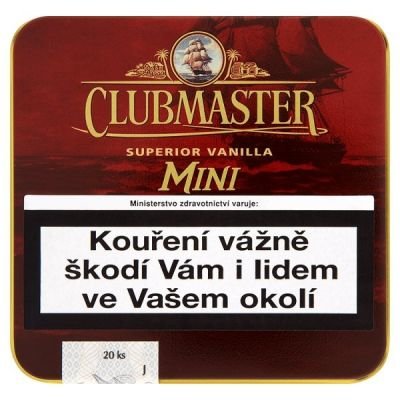 Doutníky Clubmaster Mini Aromatic Vanilla 20ks