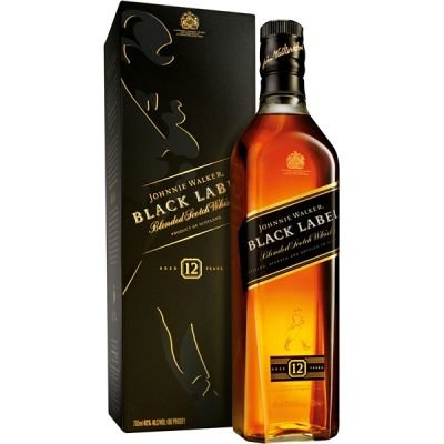 Whisky Johnnie Walker Black 1l 40% (holá láhev)