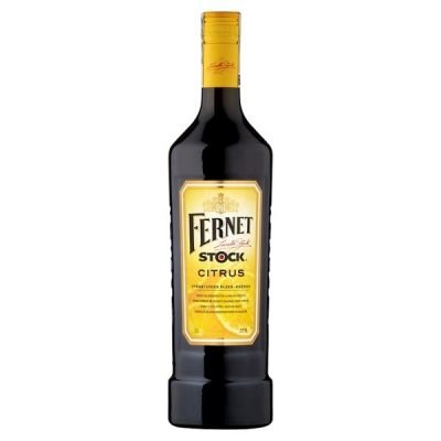 Fernet Citrus 1l 27% Stock (holá láhev)