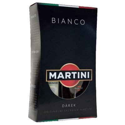 Martini Bianco 0,75l 15% + sklo