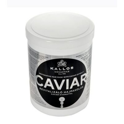 Kallos Caviar Restorative Hair Mask 1000ml Maska na vlasy   W Pro lesk a hebkost vlasů