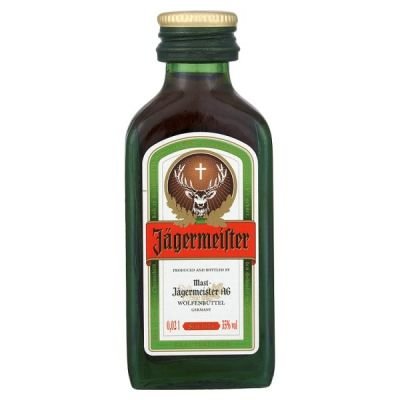 Jagermeister 35% 40ml Germany miniatura etik4