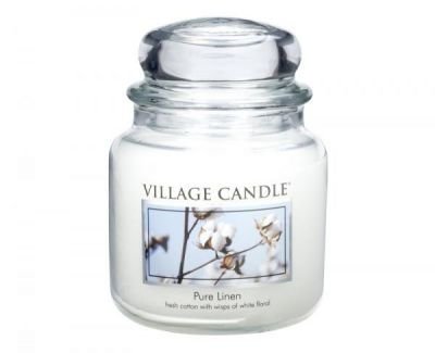 Village Candle Vonná svíčka ve skle Čisté prádlo (Pure Linen) 454 g