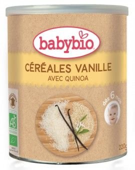 BABYBIO nemléčná rýžovo-quinoová kaše s vanilkou