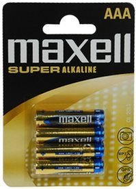 Maxell Super Alkaline AAA 1,5V mikrotužka (4pack)