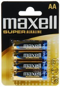 Maxell Super Alkaline AA 1,5V tužka (4pack)