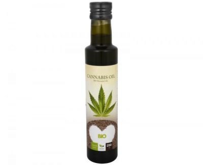 Natural Medicaments Cannabis oil - BIO Konopný olej 250 ml - SLEVA - POŠKOZENÁ ETIKETA