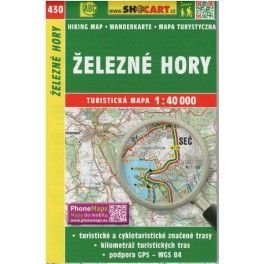 SHOCart 430 Železné Hory 1:40 000 turistická mapa