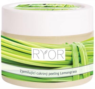 Ryor Zjemňující cukrový tělový peeling Lemongrass 325 g