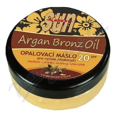 Opalovací máslo s arganovým olejem SPF 20 200 ml
