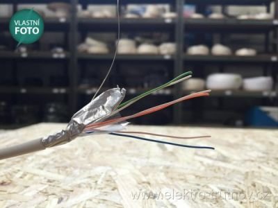 SYKFY 3x2x0,5 - sdělovací stíněný kabel pro připojení příslušenství k pohonu brány a vrat, cena za 1 m