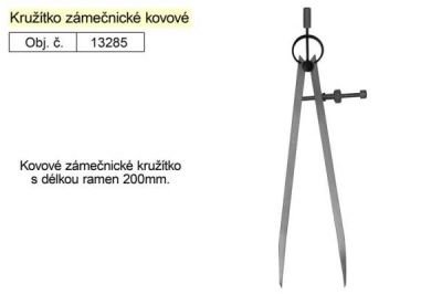 Kružítko zámečnické délka 200mm