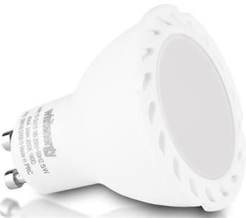 Whitenergy LED žárovka | GU10 | 6 SMD 2835 | 5W | 230V | mléko | MR16