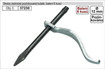 Skoby zednické kulaté, balení 6 kusů