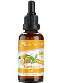 Zdravý den Stevia kapky 50ml citron