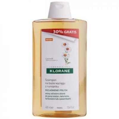 Klorane Camomille šampon pro blond vlasy (Golden Highlights Shampoo) 400 ml + expresní doprava 3282779028400