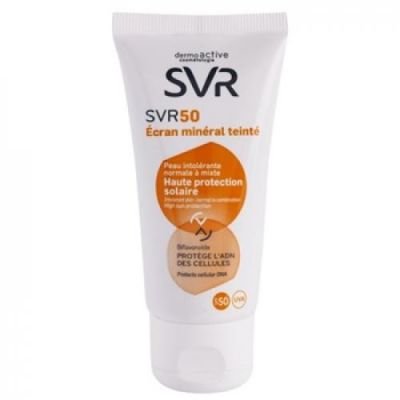 SVR Solaires minerální tónovací krém pro normální až smíšenou pleť SPF 50 (Intolerant Skin) 50 ml + expresní doprava 3401395798690