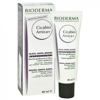 Bioderma Cicabio Arnica+ přípravek na lokální ošetření proti podráždení a svědení pokožky (Arnica+ Bruises, Knocks, Bumps) 40 ml 3401398303648