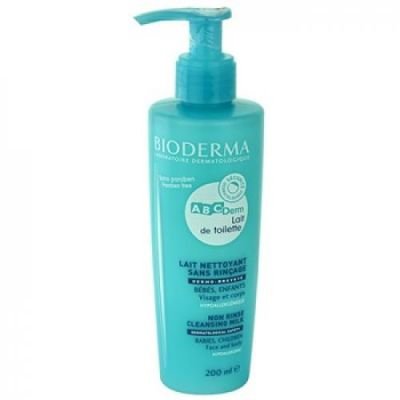 Bioderma ABC Derm Lait de Toilette hypoalergenní čisticí mléko pro děti (Lait de Toilette, Non Rinse Cleansing Milk) 500 ml + ex 3401396936190