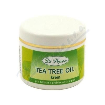DR.POPOV Tea Tree oil krém 50ml Dr.Popov - sekce: kosmetika, hygiena, domácnost, sekce: lékárenský sortiment, sekce: pleť.krémy,  z13403