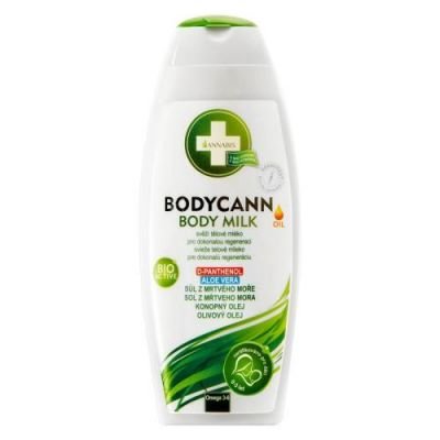 Annabis Bodycann tělové mléko 250 ml - konzistence: přípravky k mazání, prioritní: regenerační mléka, sekce: přírodní kosmetika.  z5154