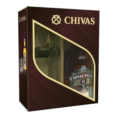 Chivas Regal Whisky 0,7l 40% + 2x sklo